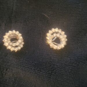 Elegant Gold and Silver Women's Earrings